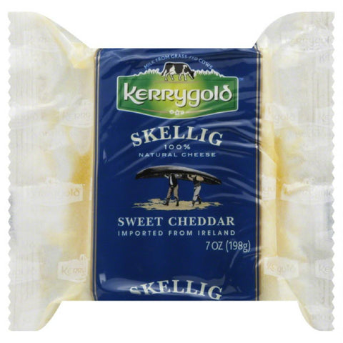 Kerrygold Sweet Cheddar Skellig Cheese, 7 Oz (Pack of 24)