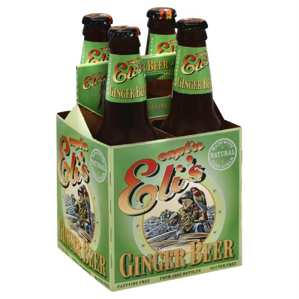 Captn Elis Caffeine Free Ginger Beer, 48 Fo (Pack of 6)