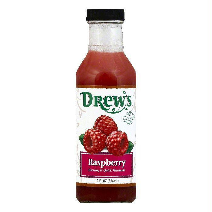 Drews Raspberry Dressing & Quick Marinade, 12 OZ (Pack of 6)