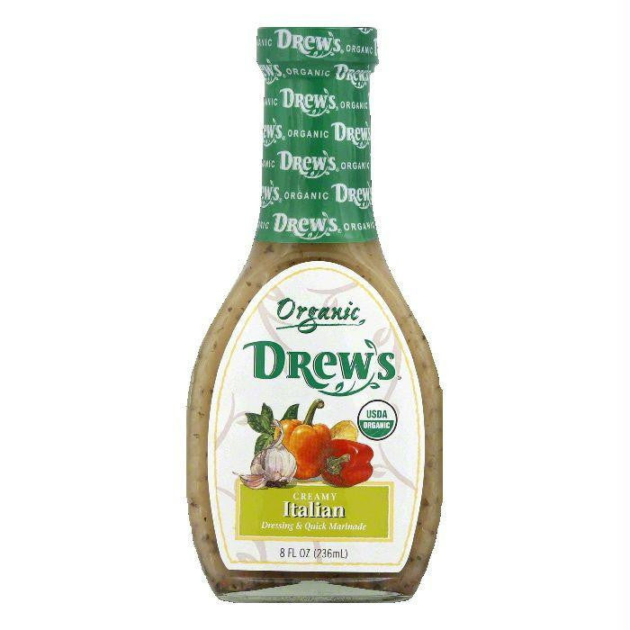 Drews Creamy Italian Dressing & Quick Marinade, 8 Oz (Pack of 6)