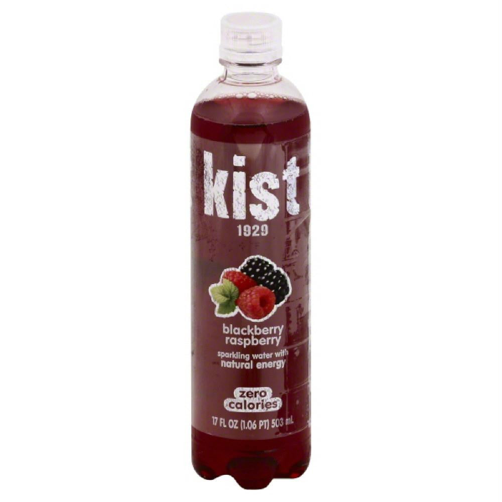 Kist Blackberry Raspberry Sparkling Water, 17 Oz (Pack of 12)