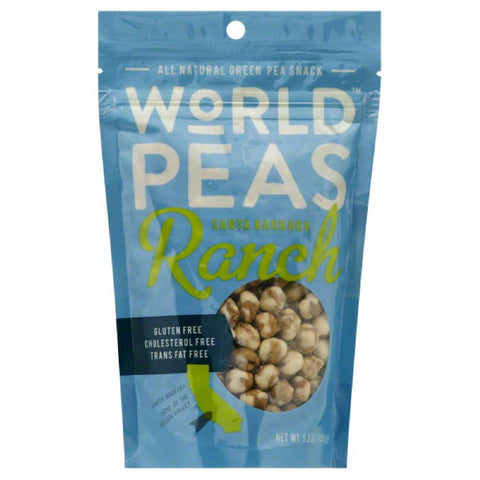 World Peas Santa Barbara Ranch Green Pea Snack, 5.3 Oz (Pack of 6)