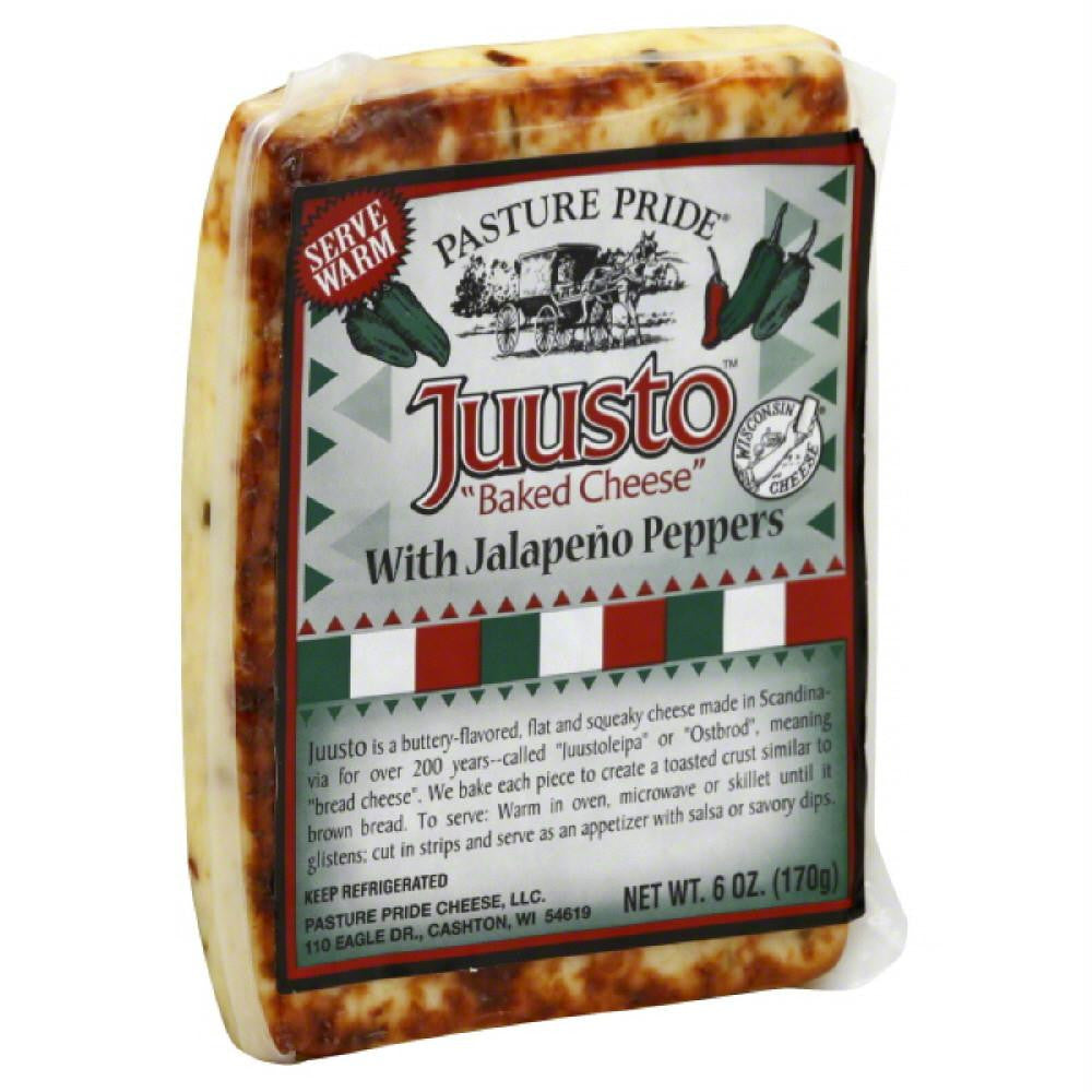 Pasture Pride Baked Cheese with Jalapeno Peppers, 6 Oz (Pack of 10)