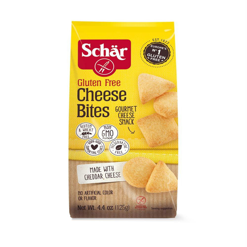 Schar Gluten Free Cheese Bites, 4.4 Oz (Pack of 6)