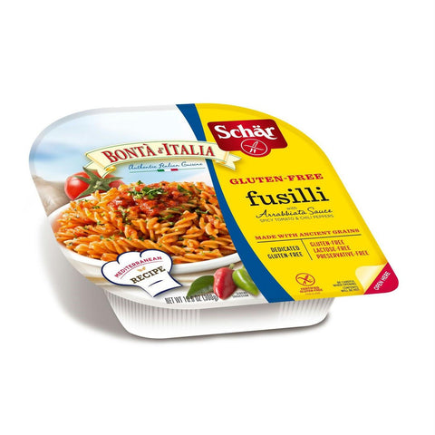 Schar Gluten Free with Arrabbiata Sauce Fusilli, 10.6 Oz (Pack of 8)