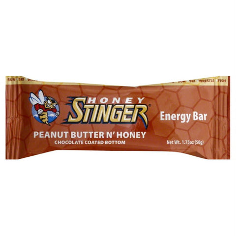 Honey Stinger Peanut Butter N' Honey Energy Bar, 1.75 Oz (Pack of 15)