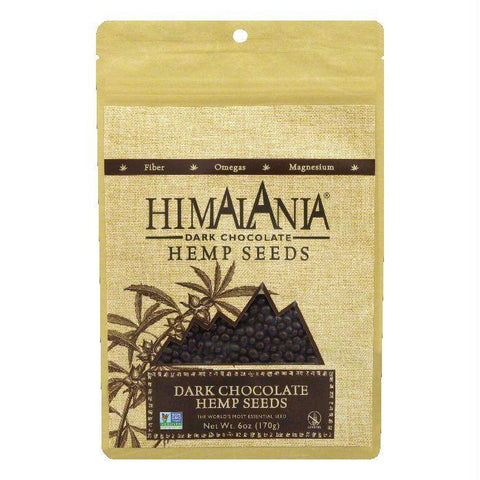 Himalania Dark Chocolate Hemp Seeds, 6 Oz (Pack of 12)