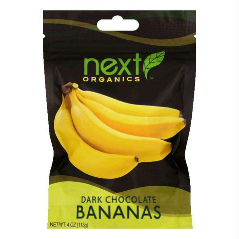 Next Organics Banana drk chocolate org, 4 OZ (Pack of 6)