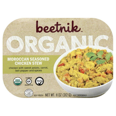 Beetnik Organic Moroccan Seasoned Chicken Stew, 11 Oz (Pack of 8)