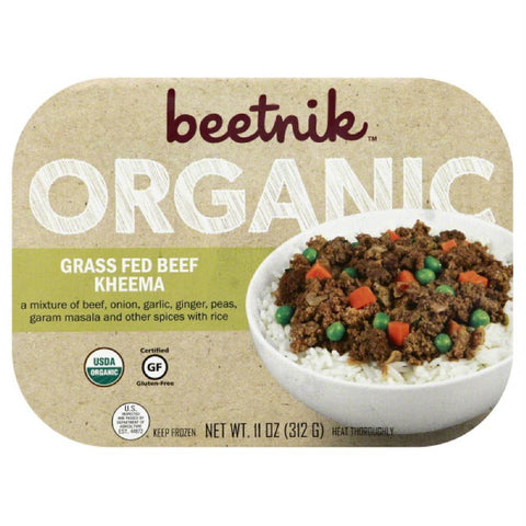 Beetnik Organic Grass Fed Beef Kheema, 11 Oz (Pack of 8)