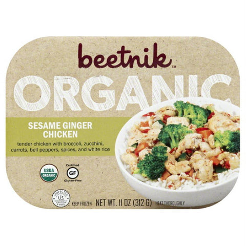 Beetnik Organic Sesame Ginger Chicken, 11 Oz (Pack of 8)