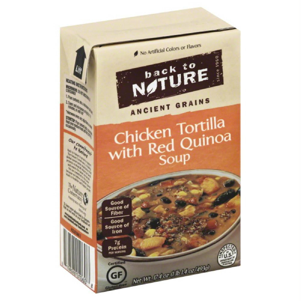 Back To Nature Chicken Tortilla with Red Quinoa Soup, 17.4 Oz (Pack of 6)