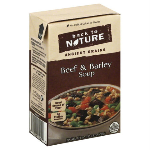 Back To Nature Beef & Barley Soup, 17.4 Oz (Pack of 6)