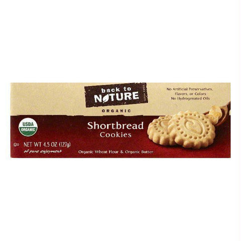 Back To Nature Shortbread Cookies, 4.5 OZ (Pack of 6)