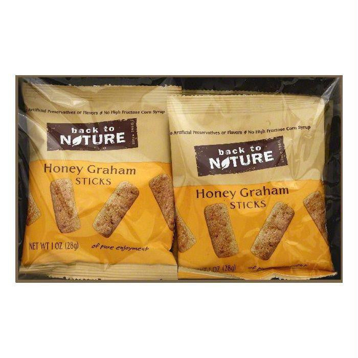 Back To Nature Honey Graham Sticks, 8 ea (Pack of 4)