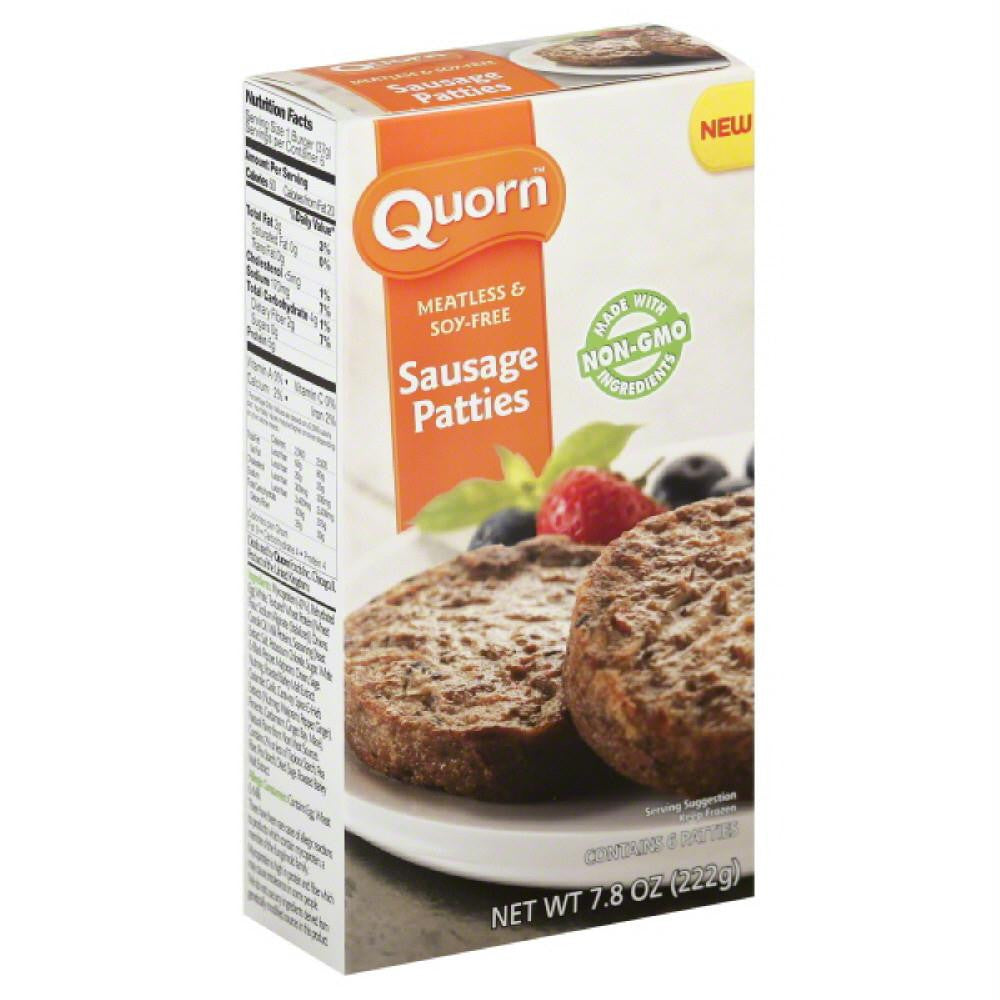 Quorn Meatless & Soy-Free Sausage Patties, 7.8 Oz (Pack of 12)