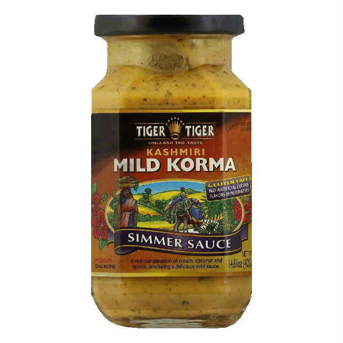 Tiger Tiger Tiger Simmer Sauce Mild Korma, 14.8 OZ (Pack of 6)