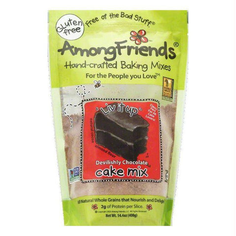 Among Friends Devilishly Chocolate Live It Up Cake Mix, 14.4 OZ (Pack of 6)