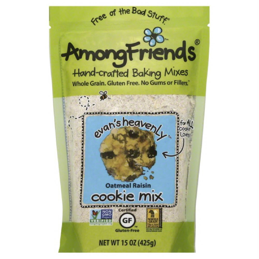 Among Friends Oatmeal Raisin Evan's Heavenly Cookie Mix, 15 Oz (Pack of 6)