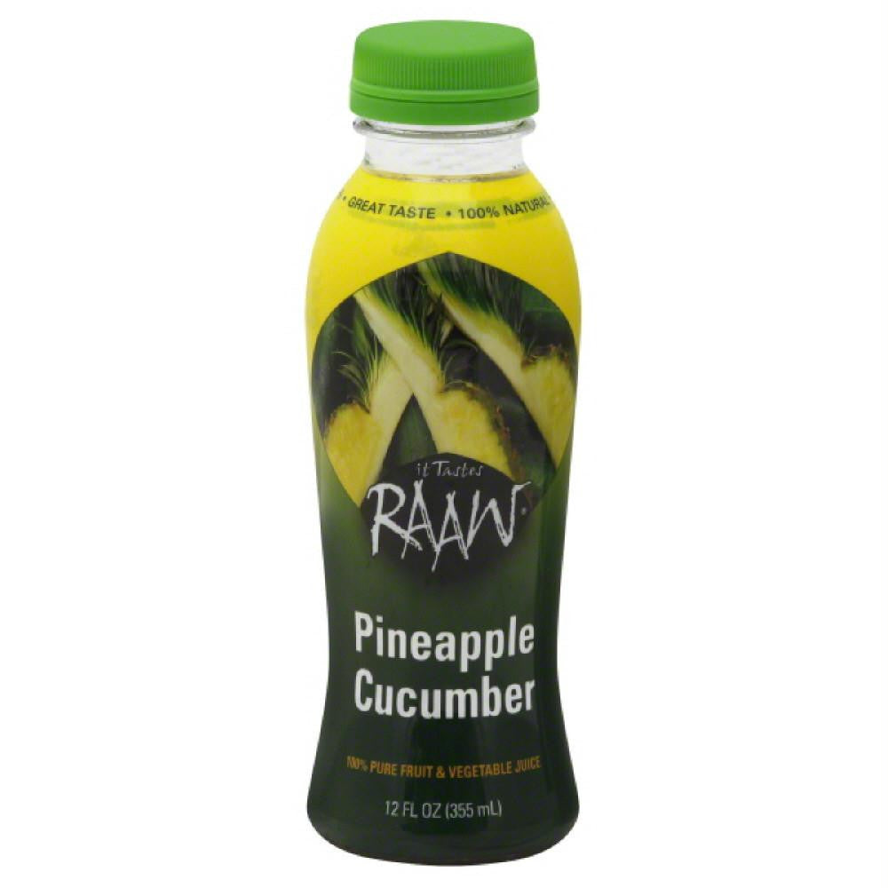 Raaw Pineapple Cucumber 100% Pure Fruit & Vegetable Juice, 12 Fo (Pack of 6)