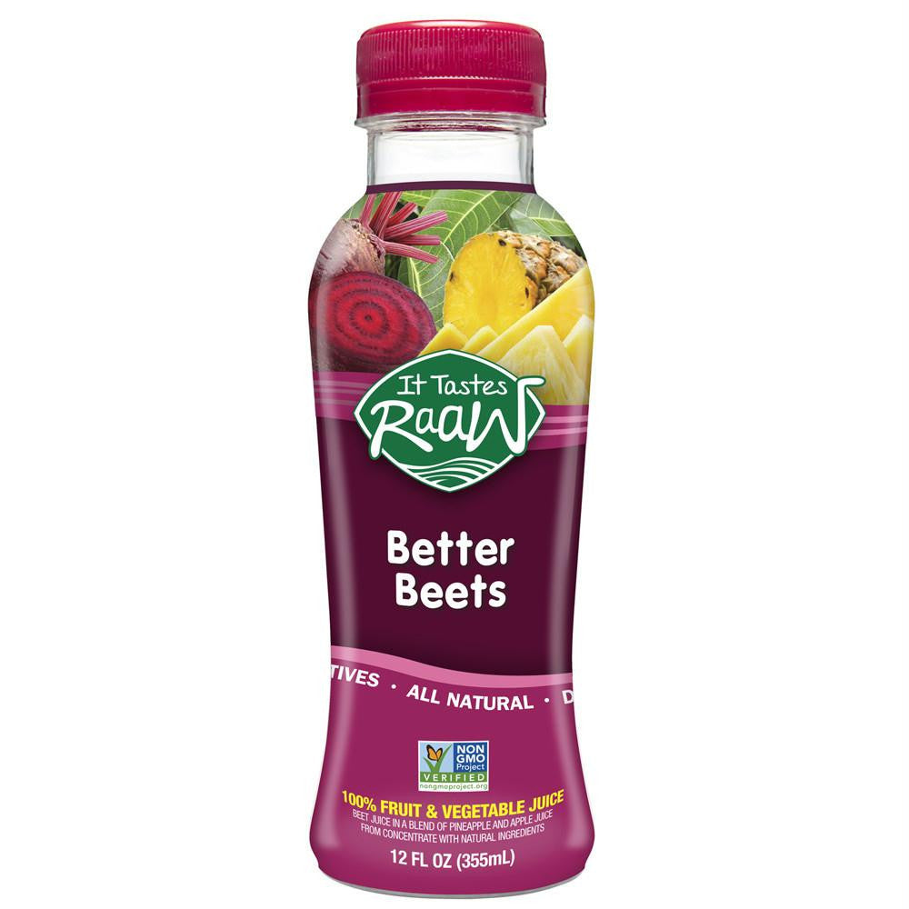 Raaw Better Beets 100% Pure Fruit & Vegetable Juice, 12 Fo (Pack of 6)