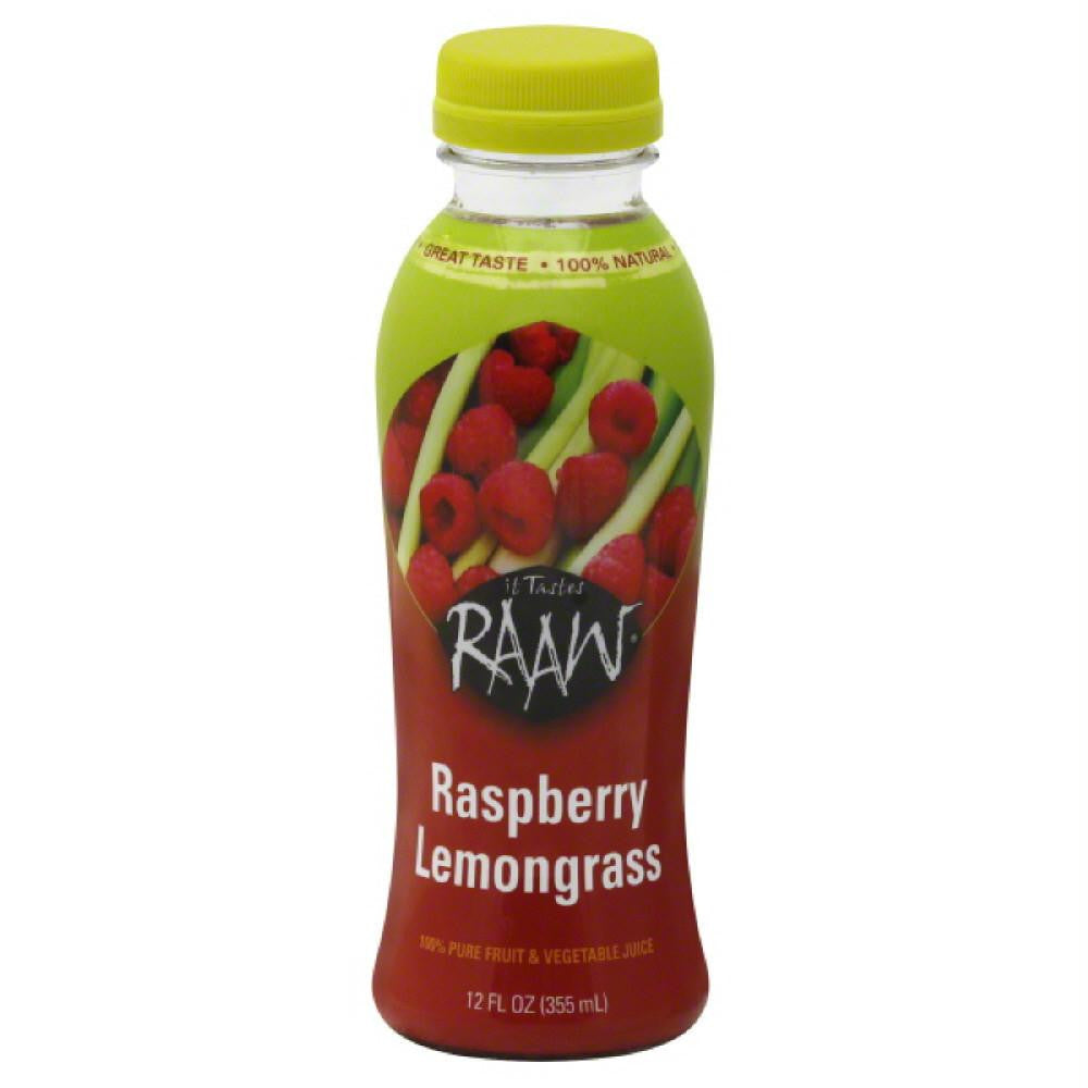 Raaw Raspberry Lemongrass 100% Pure Fruit & Vegetable Juice, 12 Fo (Pack of 6)