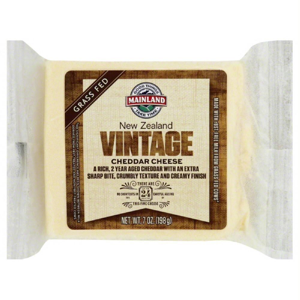 Mainland Cheddar Vintage Cheese, 7 Oz (Pack of 12)