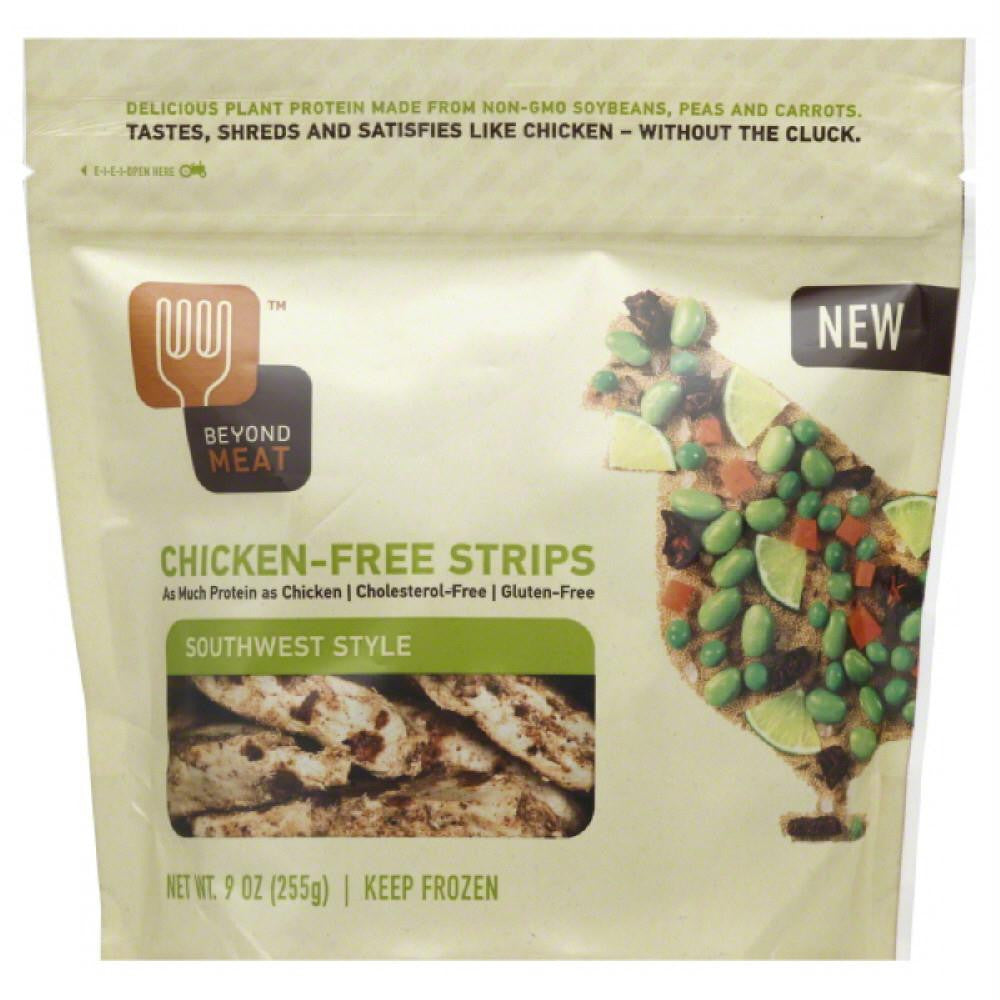 Beyond Meat Southwest Style Chicken-Free Strips, 9 Oz (Pack of 6)