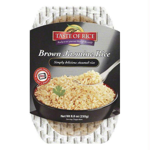 Taste of Rice Brown Jasmine Rice, 8.8 OZ (Pack of 6)