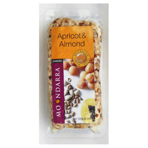 Moondarra Apricot & Almond Australian Cream Cheese, 4.2 Oz (Pack of 8)