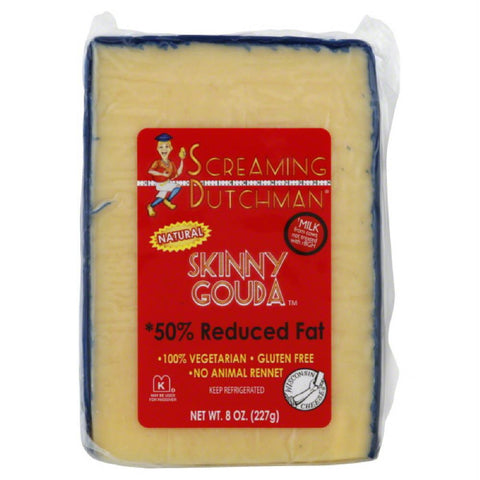 Screaming Dutchman Skinny Gouda Cheese, 8 Oz (Pack of 12)