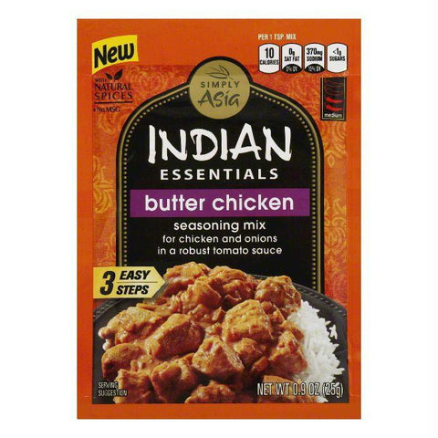 Simply Asia Medium Butter Chicken Seasoning Mix, 0.9 Oz (Pack of 12)