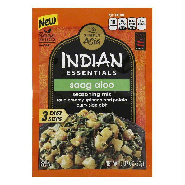 Simply Asia Medium Saag Aloo Seasoning Mix, 0.97 Oz (Pack of 12)