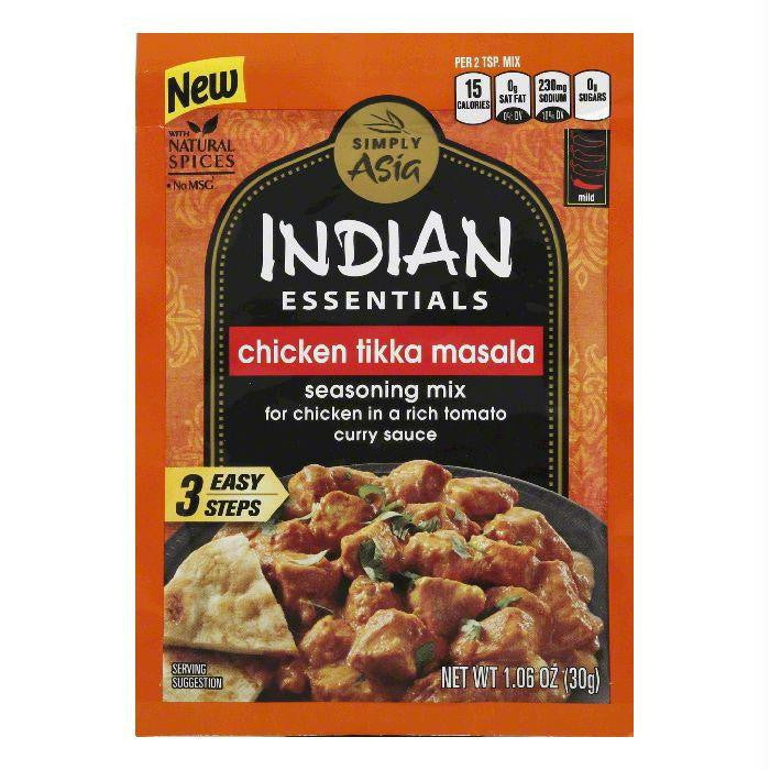 Simply Asia Mild Chicken Tikka Masala Seasoning Mix, 1.06 Oz (Pack of 12)