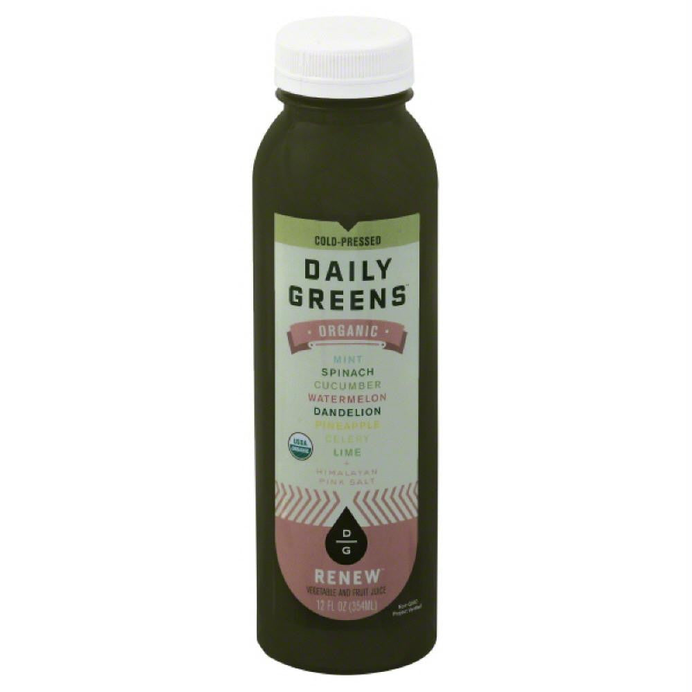 Daily Greens Renew Organic Vegetable and Fruit Juice, 12 Oz (Pack of 6)