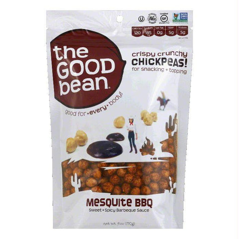 Good Bean Mesquite BBQ Chickpeas, 6 Oz (Pack of 6)