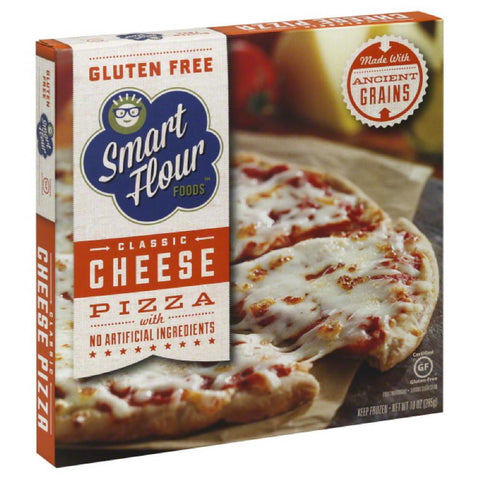 Smart Flour Foods Classic Cheese Pizza, 10 Oz (Pack of 6)