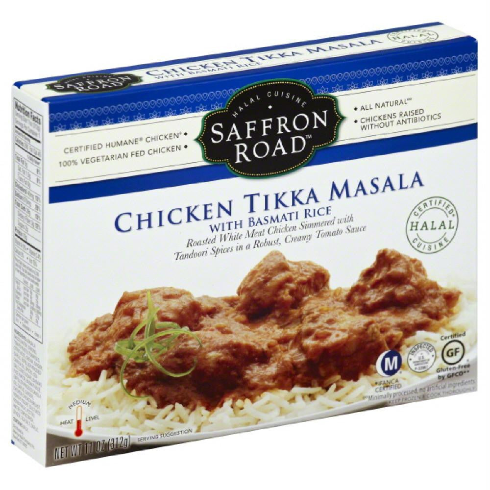 Saffron Road Chicken Tikki Masala with Basmati Rice, 11 Oz (Pack of 8)