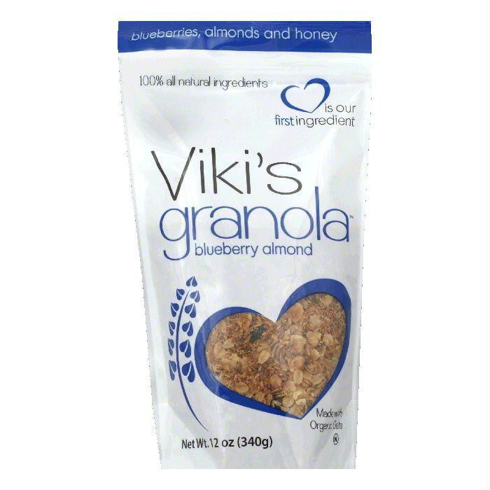 Vikis Granola Granola Blueberry Almond, 12 OZ (Pack of 6)