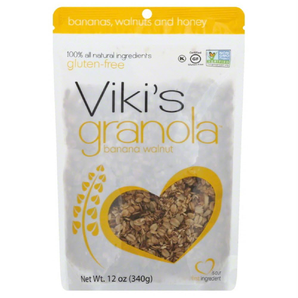 Vikis Granola Banana Walnut Granola, 12 Oz (Pack of 6)