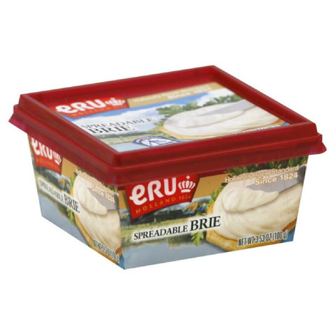 Eru Brie Spreadable Cheese, 3.5 Oz (Pack of 10)