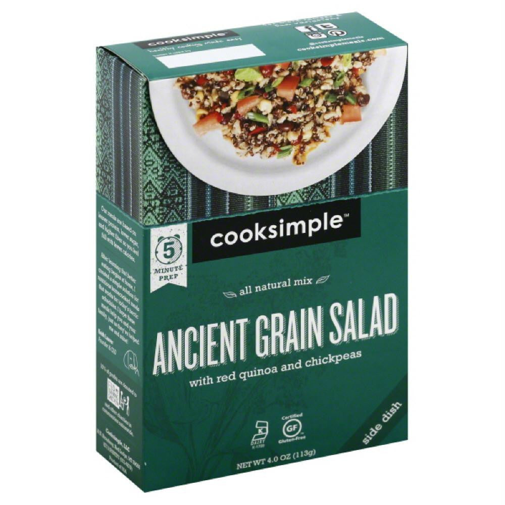 Cooksimple Ancient Grain Salad with Red Quinoa and Chickpeas, 4 Oz (Pack of 6)