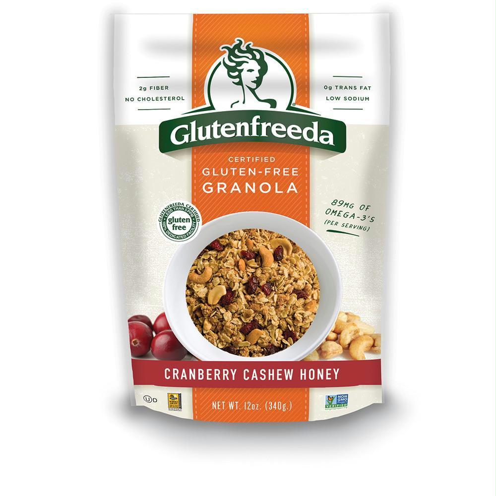 Glutenfreeda Cranberry Cashew Honey Granola, 12 Oz (Pack of 6)