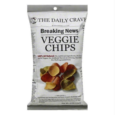 The Daily Crave Veggie Chip, 6 OZ (Pack of 6)