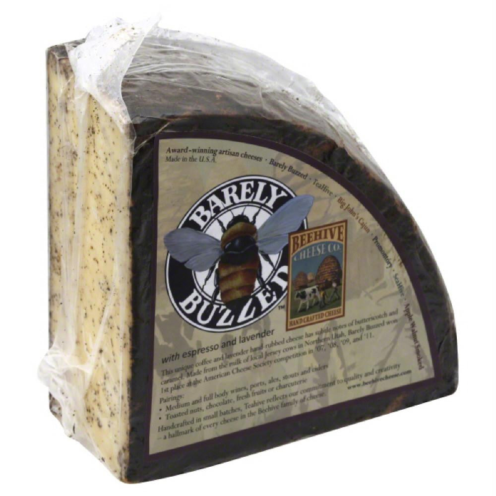 Beehive Cheese Barely Buzzed Hand Crafted Cheese With Espresso and Lavender, 10 Lb