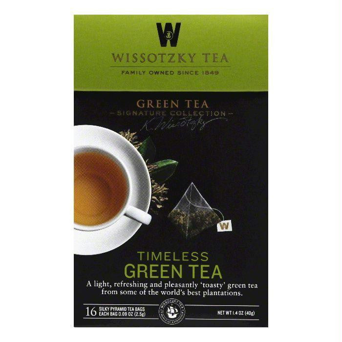 Wissotzky Tea Timeless Green Tea Bags, 16 BG (Pack of 6)