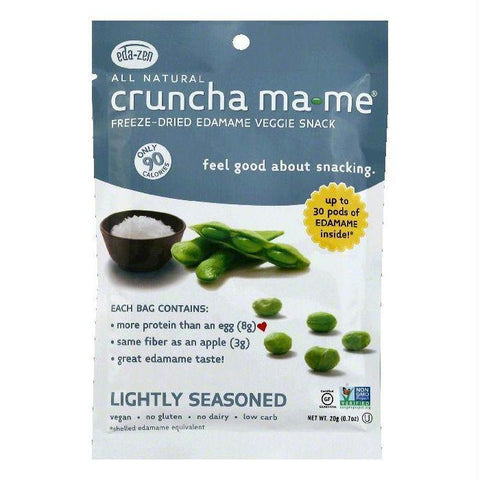 Cruncha MaMe Lightly Seasoned Freeze-Dried Edamame Veggie Snack, 0.7 OZ (Pack of 8)