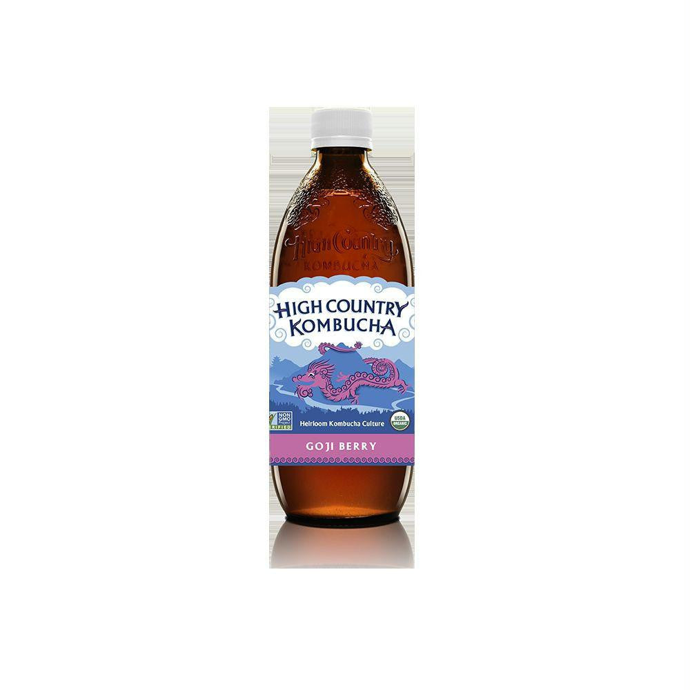 High Country Kombucha Goji Berry Kombucha, 16 Oz (Pack of 12)