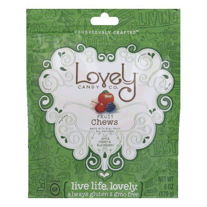 Lovely Orginal Fruit Chew, 6 OZ (Pack of 12)