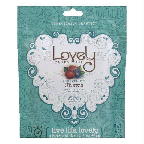 Lovely Superfruit Fruit Chew, 6 OZ (Pack of 12)